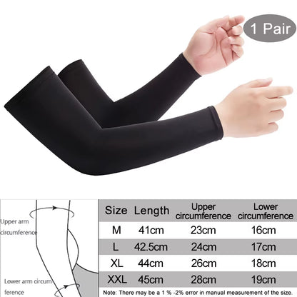 Compression Sports Arm Sleeve Basketball Cycling Arm Warmer Summer Running Tennis UV Protection Volleyball Bands
