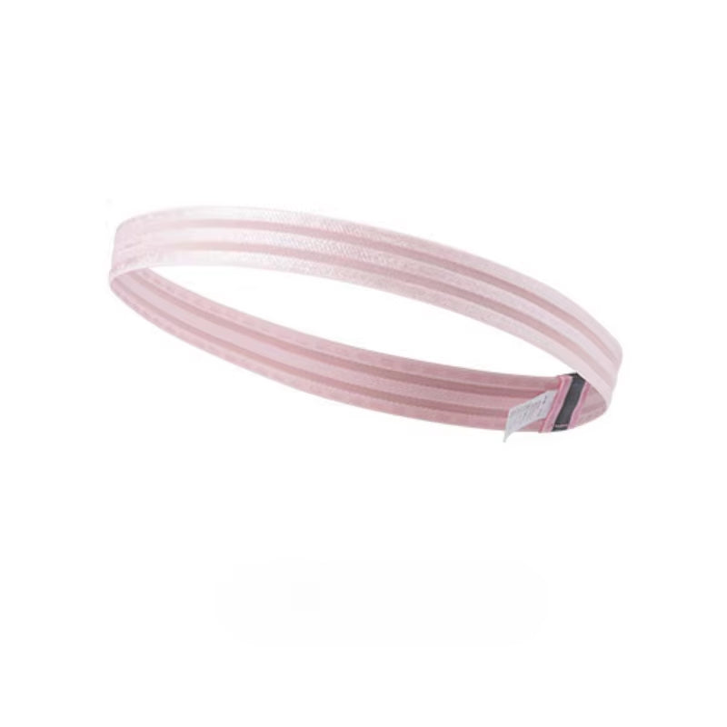 1 Pc Women Sweatbands Football Yoga Pure Hair Bands Anti-Slip Elastic Rubber Thin Sports Headband Men Hair Accessories Headwrap