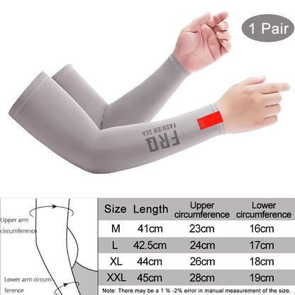 Compression Sports Arm Sleeve Basketball Cycling Arm Warmer Summer Running Tennis UV Protection Volleyball Bands